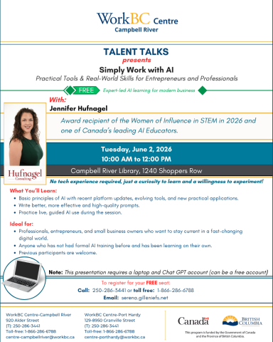 Talent Talks Poster