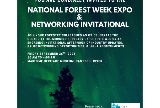 National Forest Week Event - expo in am for job seekers, invitational event in pm for employers. call toll free 1-866-286-6788 and ask for Serena for more information
